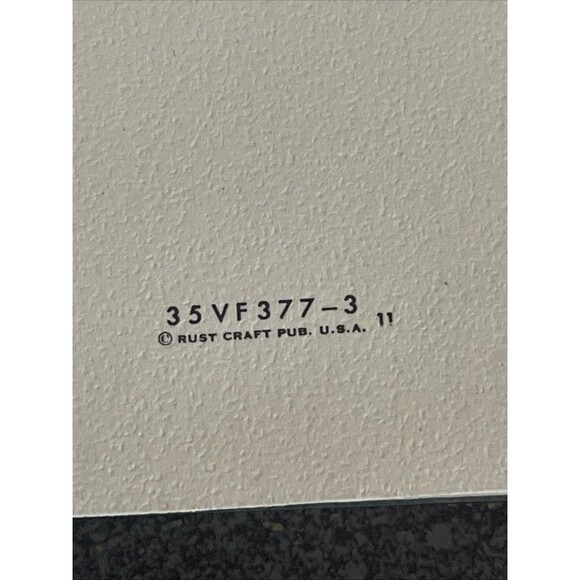 Vintage Rust Craft Happy Mothers Day Greeting Card Unused Ephemera Heart - Picture 7 of 7